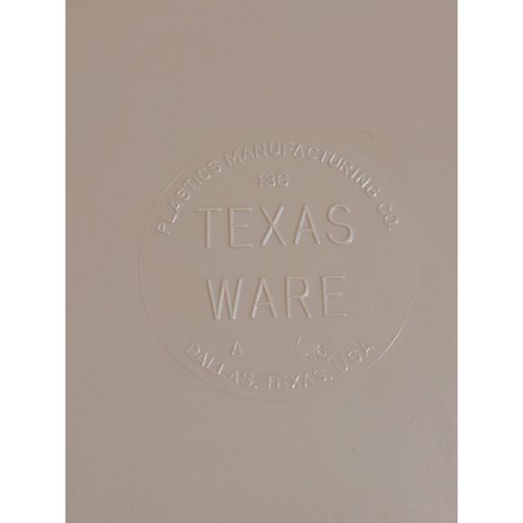 Texas Ware type 136 Melamine 10" Divided Dinner Plates - Beige Set Of 12 Vintage - Picture 5 of 5